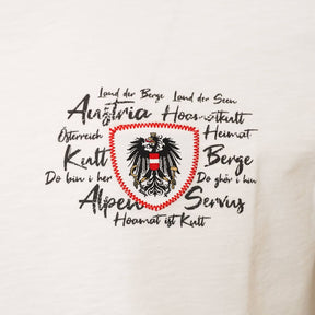 Hoamatkult T-Shirt weiß Österreich