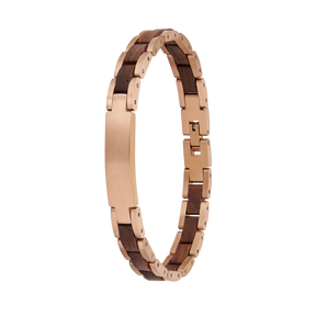 Holzarmband Rosegold Walnuss Hoamatkult