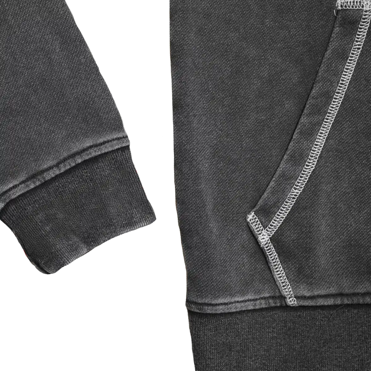 Österreich Adler Vintage Hoodie - Dunkelgrau