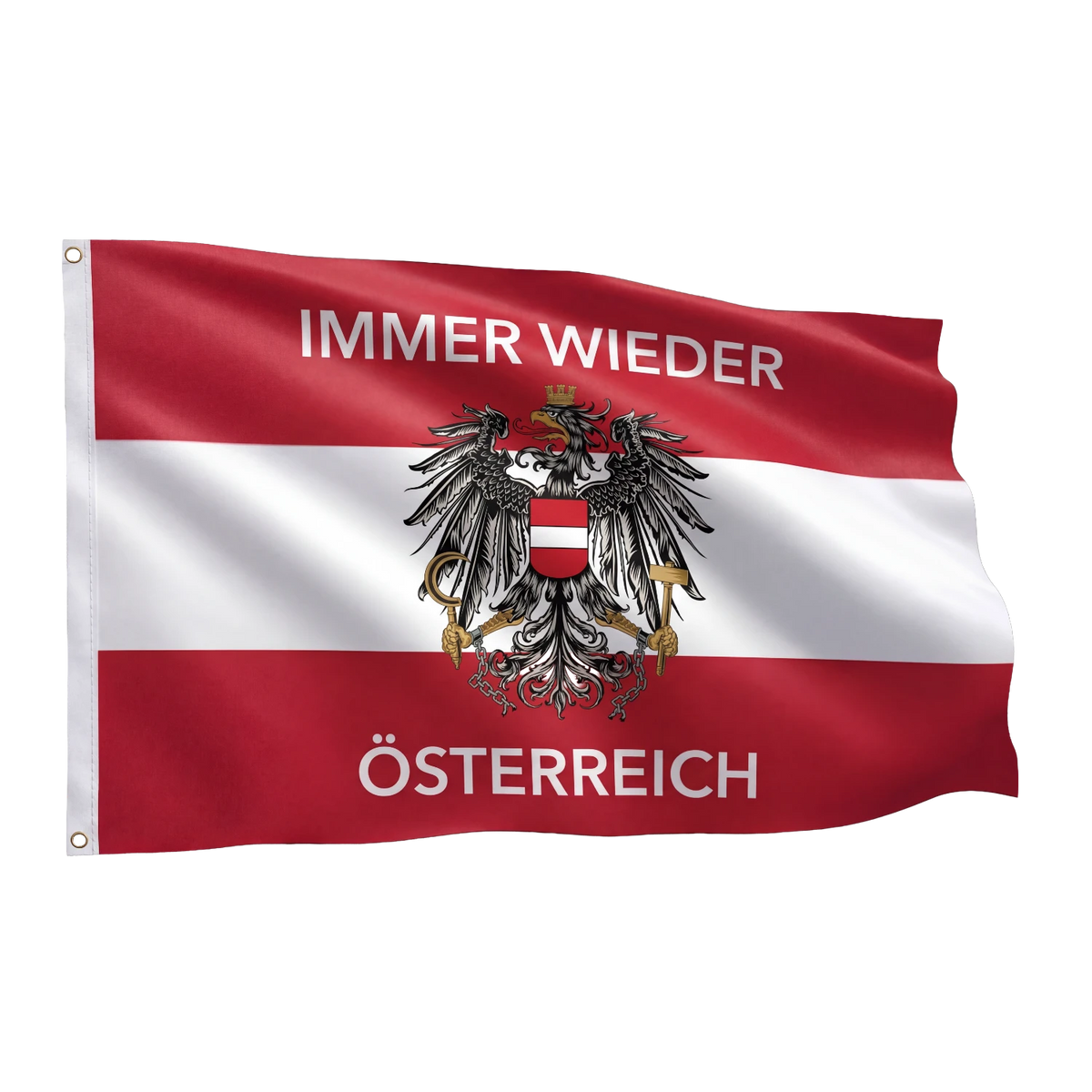 Immer wieder Österreich Fahne