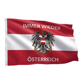 Immer wieder Österreich Fahne