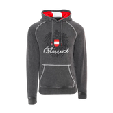 Kapuzen Pulli Herren Österreich Adler Motiv #Farbe_Dunkelgrau