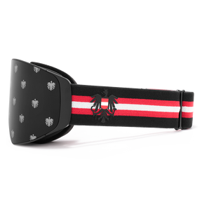 Kult Österreich Skibrille schwarz