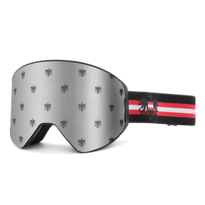 Kult Österreich Skibrille silber