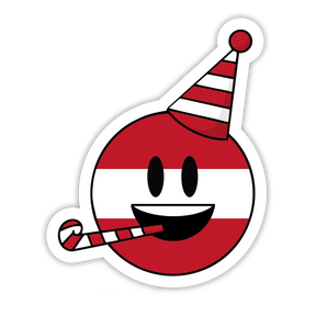 Kult Smiley Geburtstag Sticker