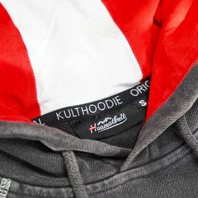 Österreich Adler Vintage Hoodie - Dunkelgrau