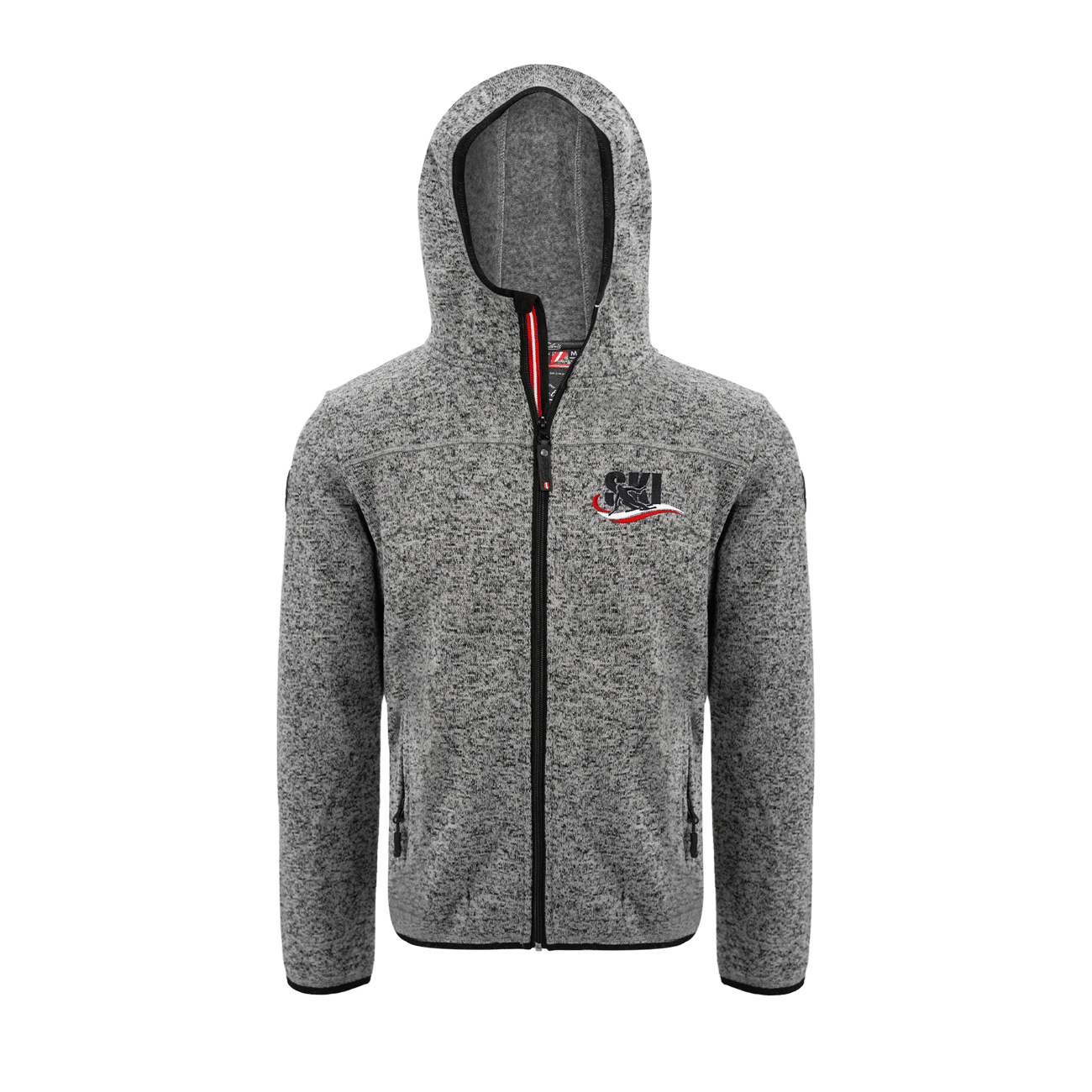 Kultjacke mit Kapuze - Ski Österreich Fahne