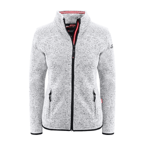 Kultjacke hellgrau Damen ohne Kapuze