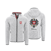 Kultjacke hellgrau Herren mit Wien Wappen #Farbe_Hellgrau