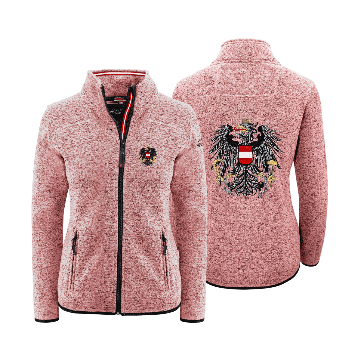 Kultjacke Rosa Österreich Adler