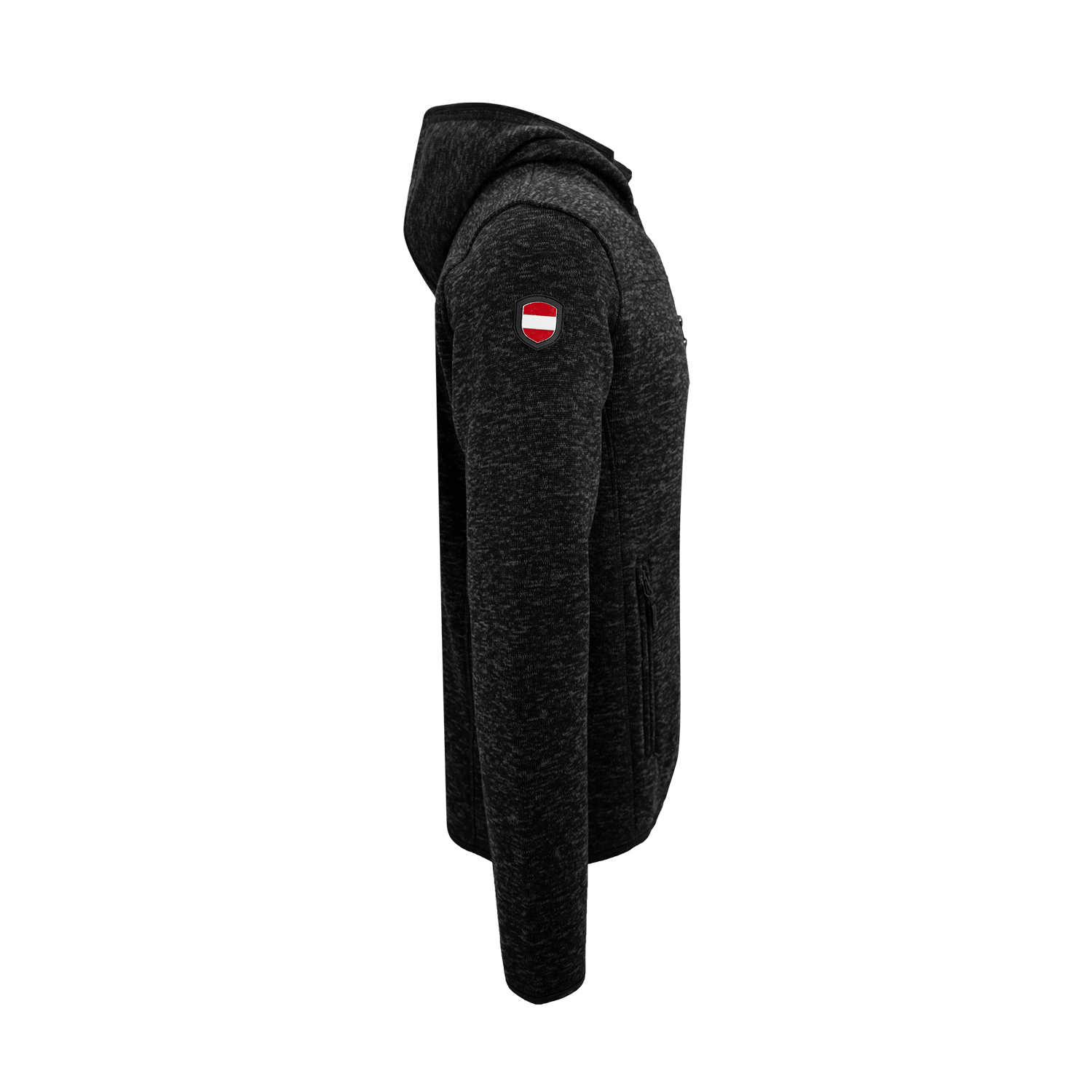 Kultjacke mit Kapuze - Austria Ski rot