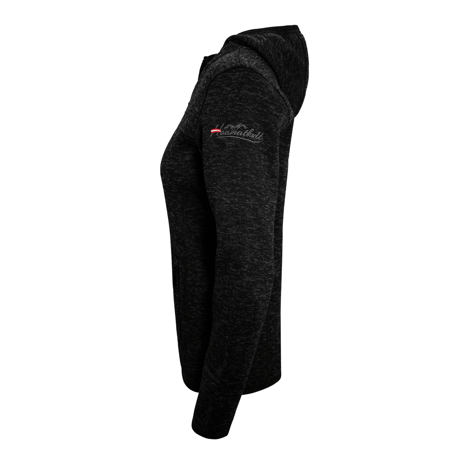 Kultjacke mit Kapuze - Ski rot-weiss-rot