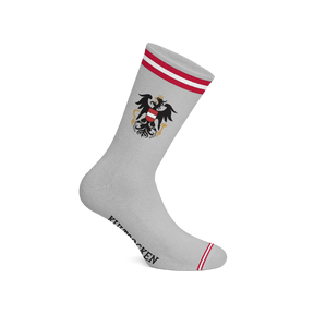 Kultsocken Österreich Adler grau