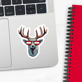 Laptop Aufkleber Hirsch