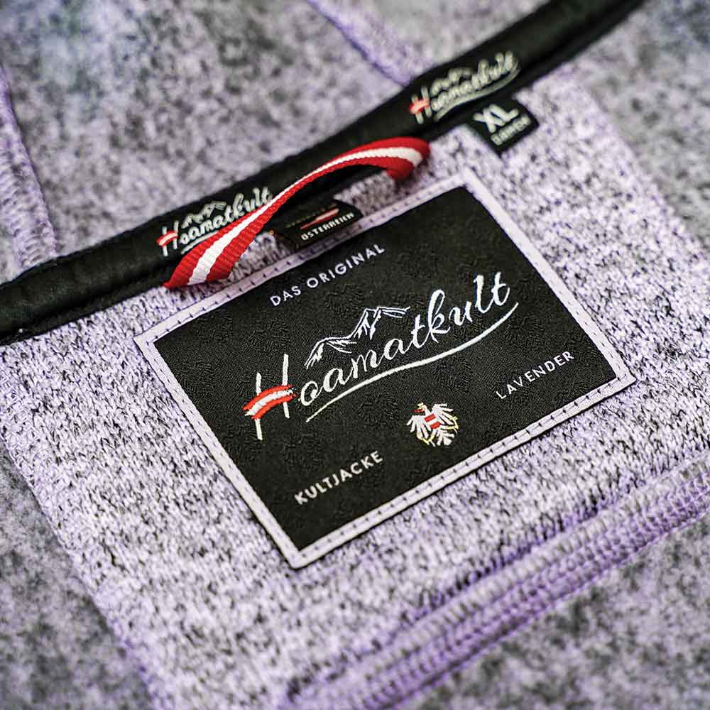 Kultjacke mit Kapuze - Austria Ski rot
