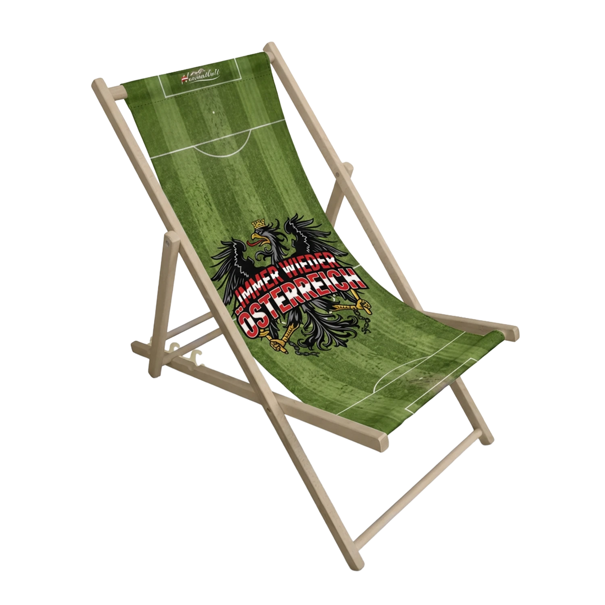 Liegestuhl Fußball Immer wieder Österreich #Ausstattung_Ohne Kissen