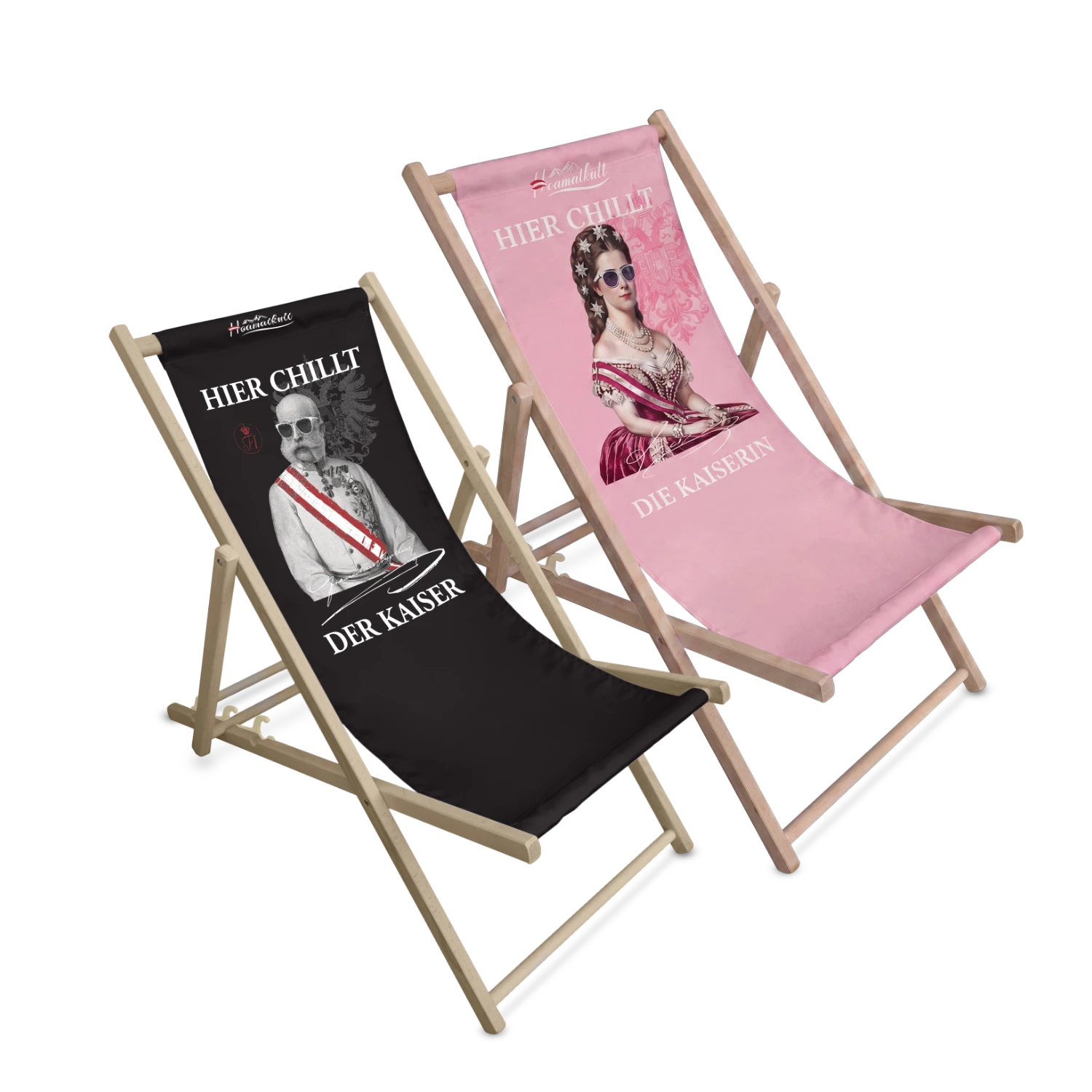 Kaiser & Kaiserin Liegestuhl Set