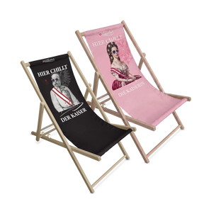 Kaiser & Kaiserin Liegestuhl Set