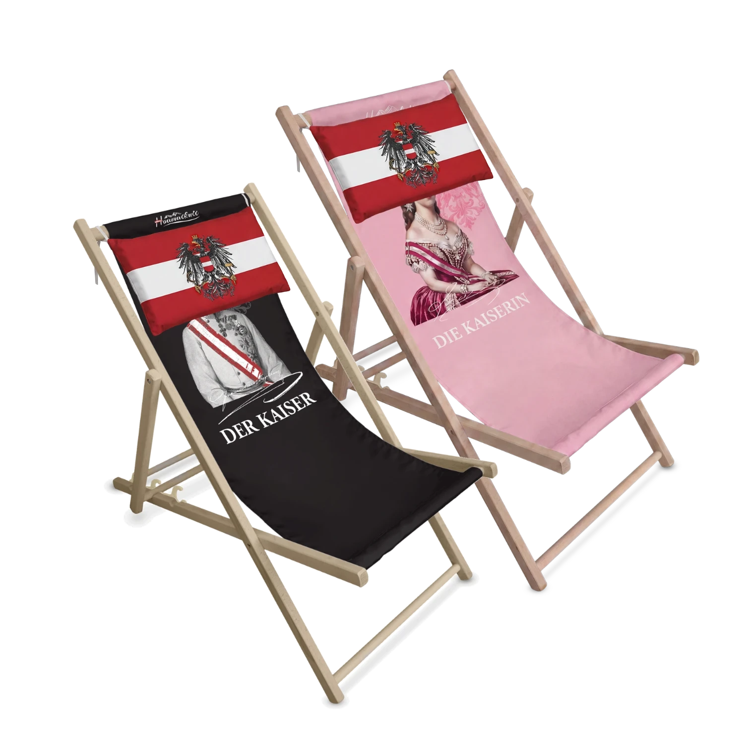 Kaiser & Kaiserin Liegestuhl Set