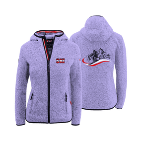 Kultjacke mit Kapuze - Ski rot-weiss-rot
