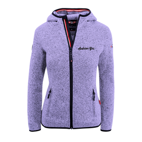 Lila Fleece Jacke Damen Austrian Girl