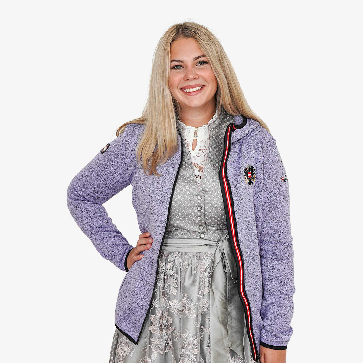 Lils Fleece Jacke Lavendel