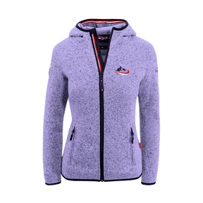 Lila Kultjacke Damen Ski Motiv