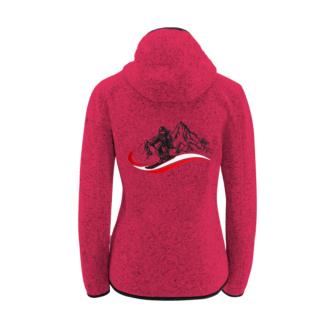 Kultjacke mit Kapuze - Skifahrer