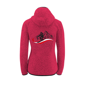 Kultjacke mit Kapuze - Austria Ski rot