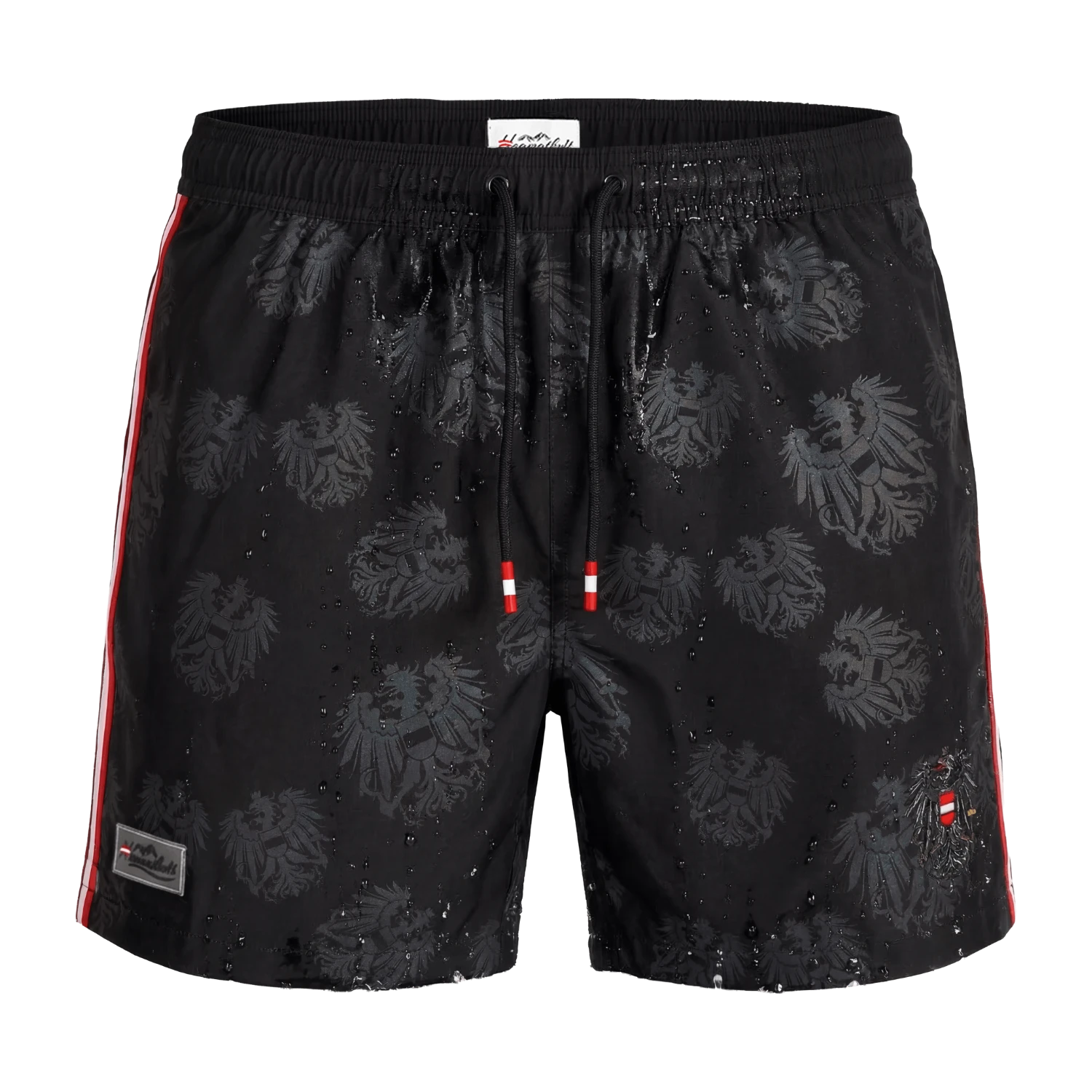 Österreich Adler Magic-Effekt Badehose - Schwarz