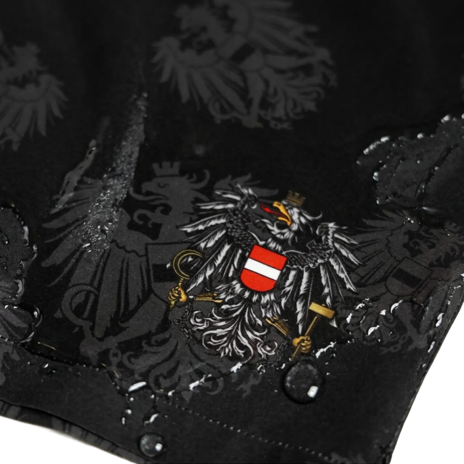 Österreich Adler Magic-Effekt Badehose - Schwarz
