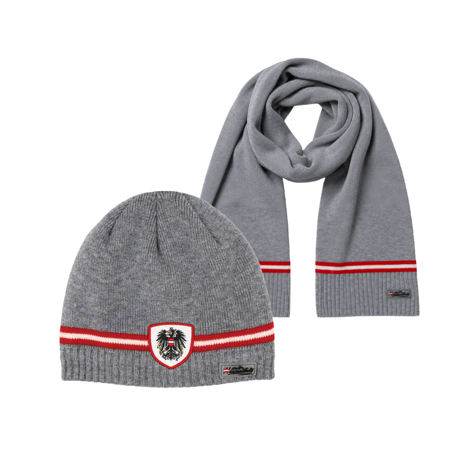 Österreich Merino Mütze & Schal Set