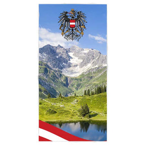 Geschenkpaket Sommer - Alpensee Liegestuhl & Mikrofaser Badetuch