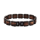 Naturholz Armband dunkelbraun