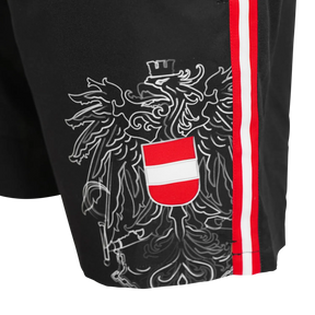 Österreich Adler Badehose Herren schwarz