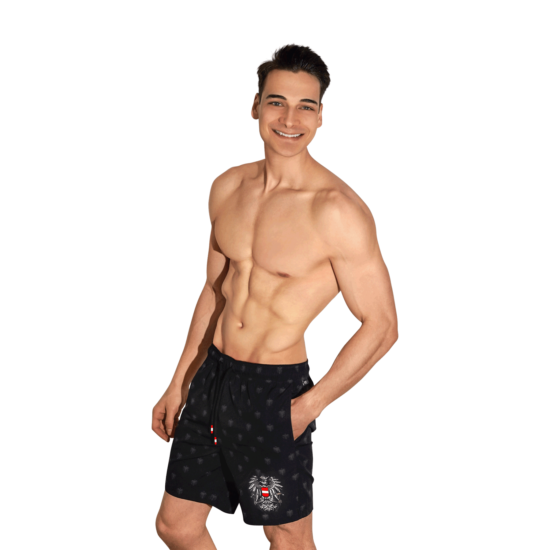Österreich Adler Badehose Herren