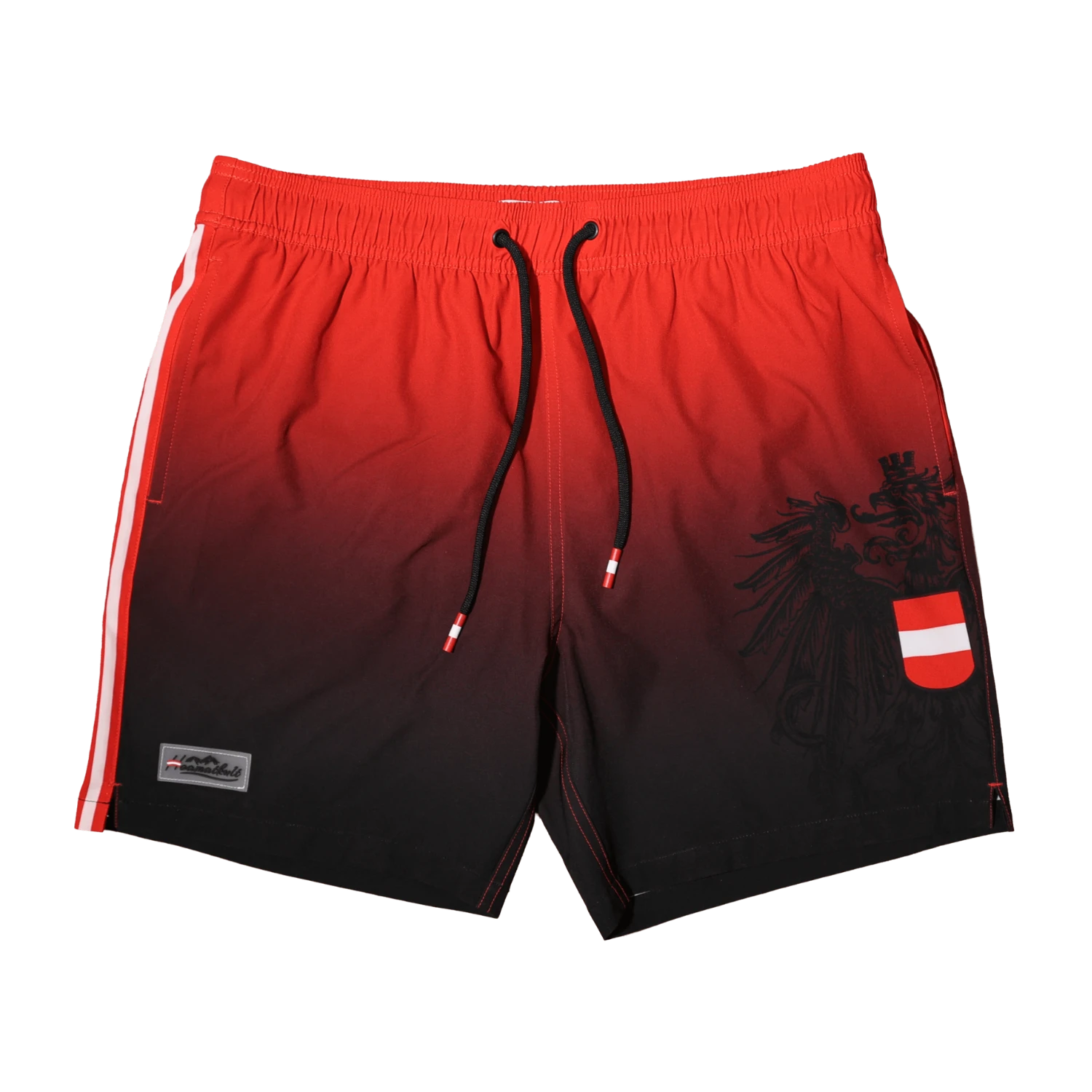 Kombo Deal - Badehose, T-Shirt und Badetuch - Rot