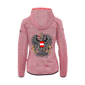 Österreich Kultjacke mit Kapuze - Dobby Fleece