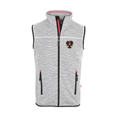 Österreich Adler Dobby Fleece Weste Herren hellgrau #Farbe_Hellgrau