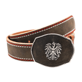 Österreich Adler Echtleder Gürtel braun