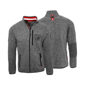 Österreich Adler Fleece Jacke dunkelgrau Herren