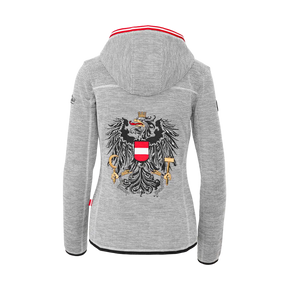 Österreich Kultjacke mit Kapuze - Dobby Fleece