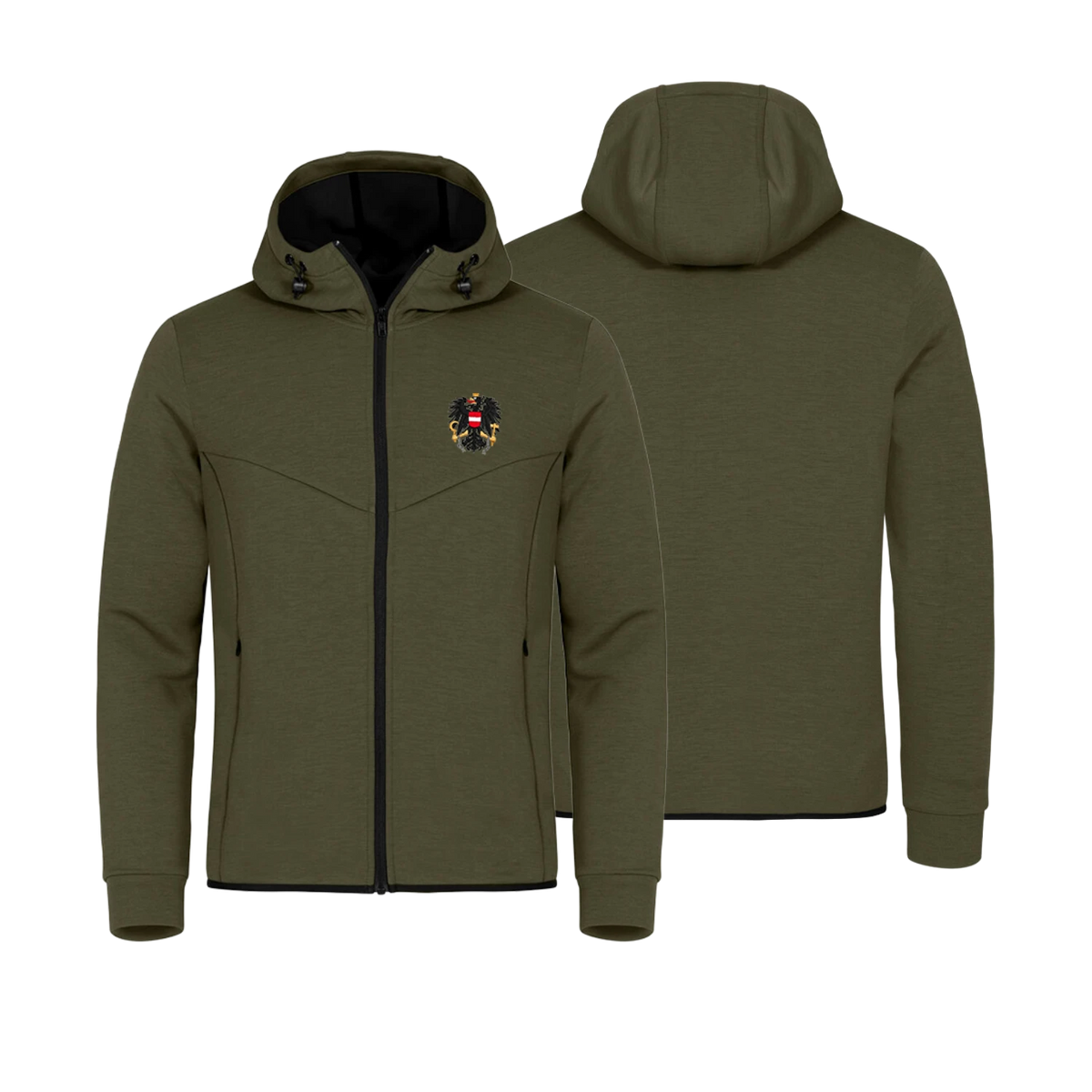 Österreich Adler Freizeitjacke dunkelgrün #Farbe_Dunkelgrün