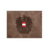 Österreich Adler Geldtasche Mokka Braun #Farbe_Mokka Braun