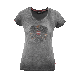 Österreich Adler Glitzer T-Shirt dunkelgrau #Farbe_Dunkelgrau