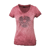 Österreich Adler Glitzer T-Shirt rosa Damen #Farbe_Rosa