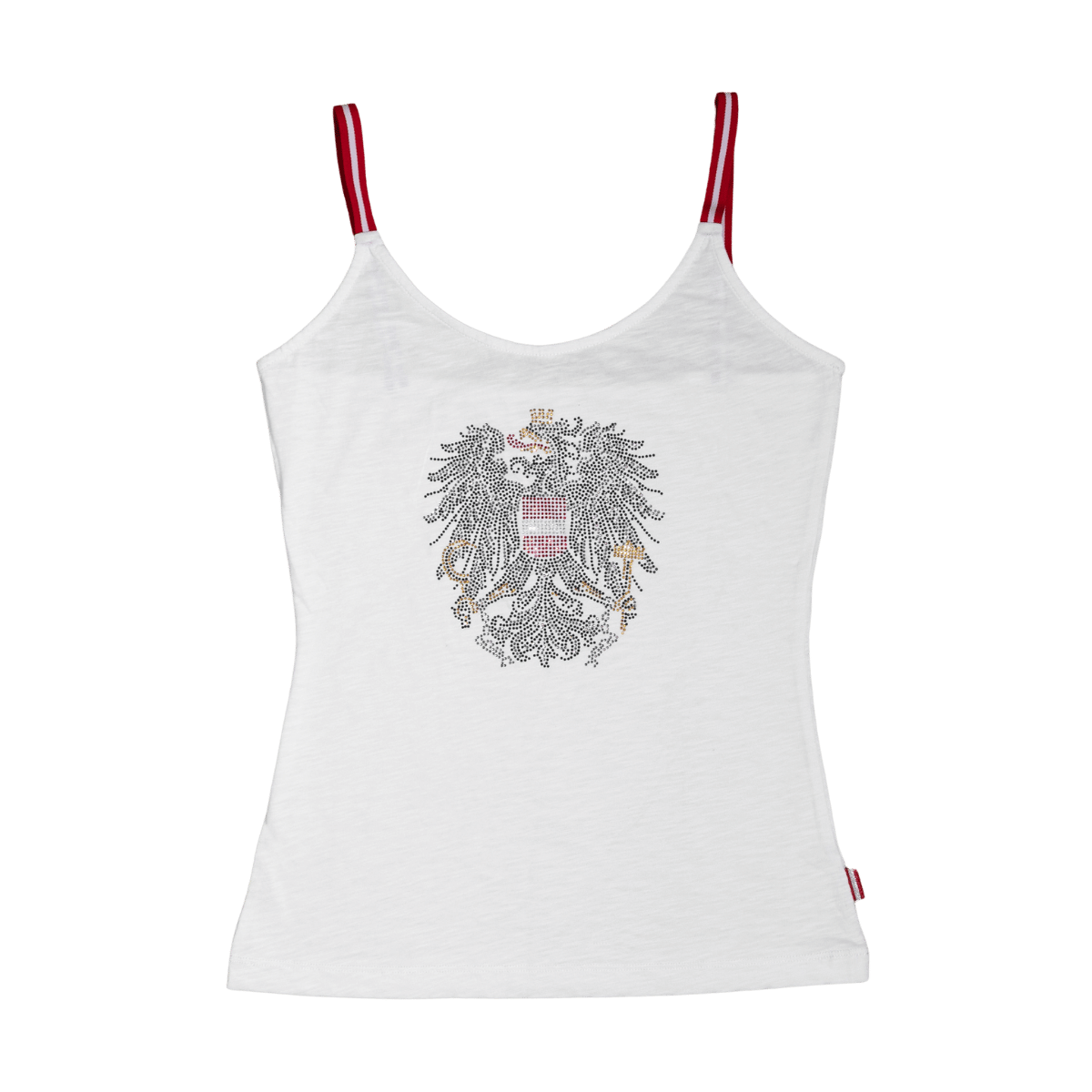 Österreich Adler Glitzer Top Damen