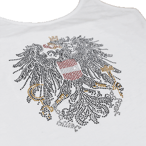 Österreich Adler Glitzer Top Damen