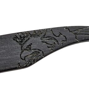 Österreich Adler Gravur Holz Sonnenbrille schwarz