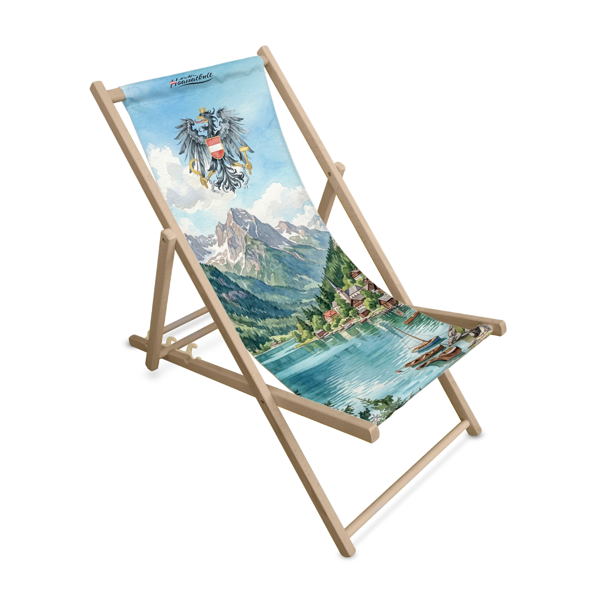 Österreich Adler Hallstatt Liegestuhl